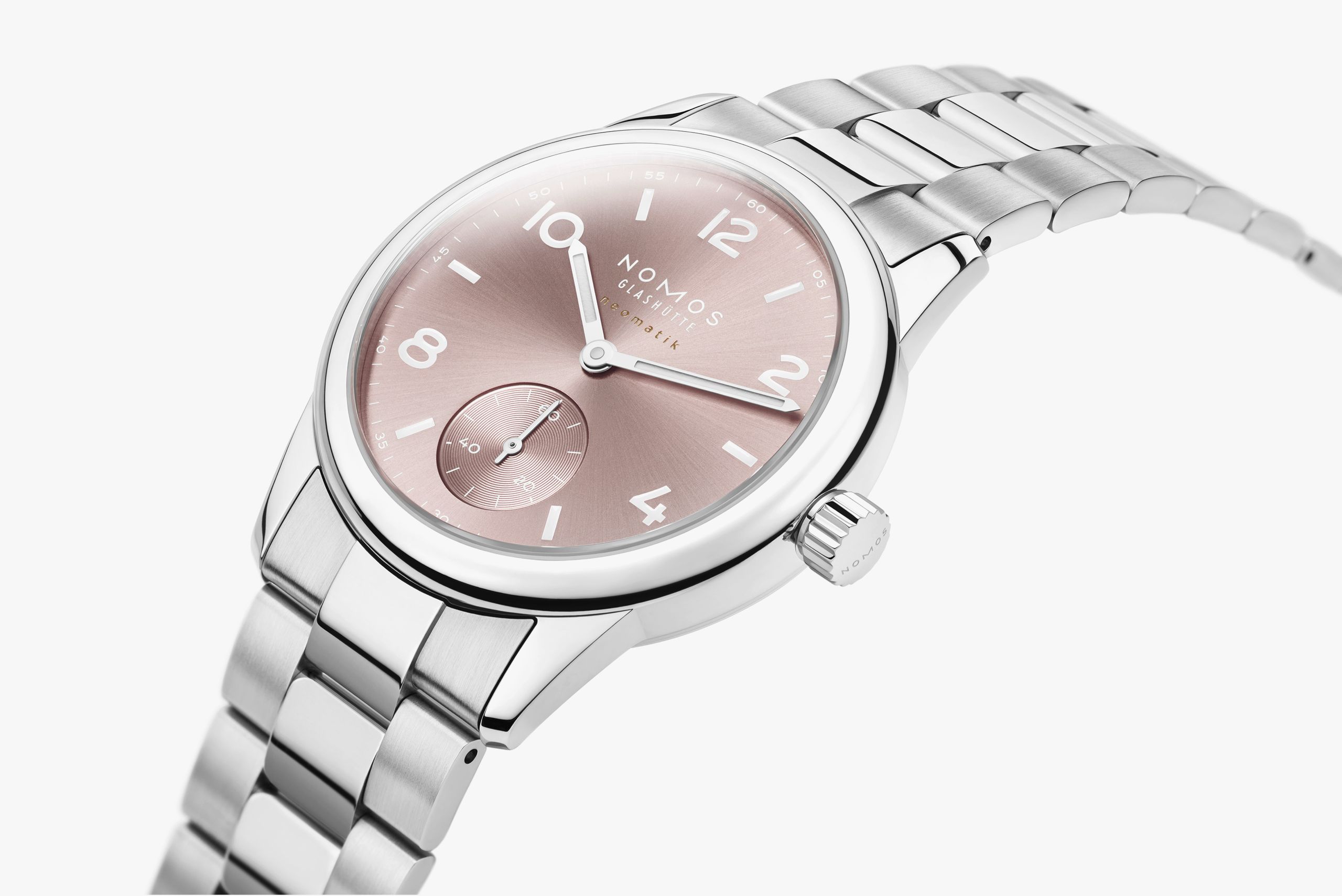 NOMOS クラブ・スポーツ ネオマティック 34 ロゼ 全体画像 NOMOSGLASHÜTTE＋FORTUNE TIME 表参道ヒルズ店