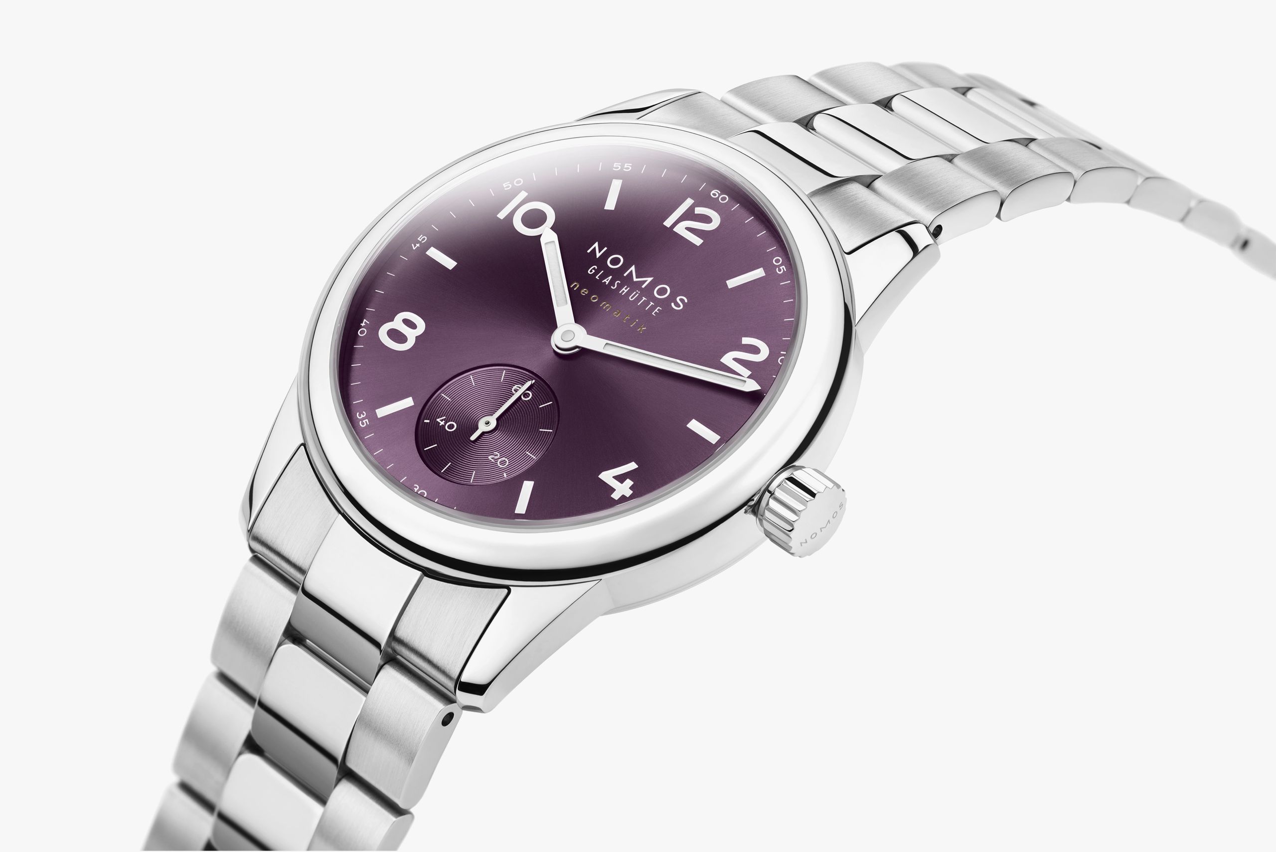 NOMOS クラブ・スポーツ ネオマティック 34 パープル 全体画像 NOMOSGLASHÜTTE＋FORTUNE TIME 表参道ヒルズ店