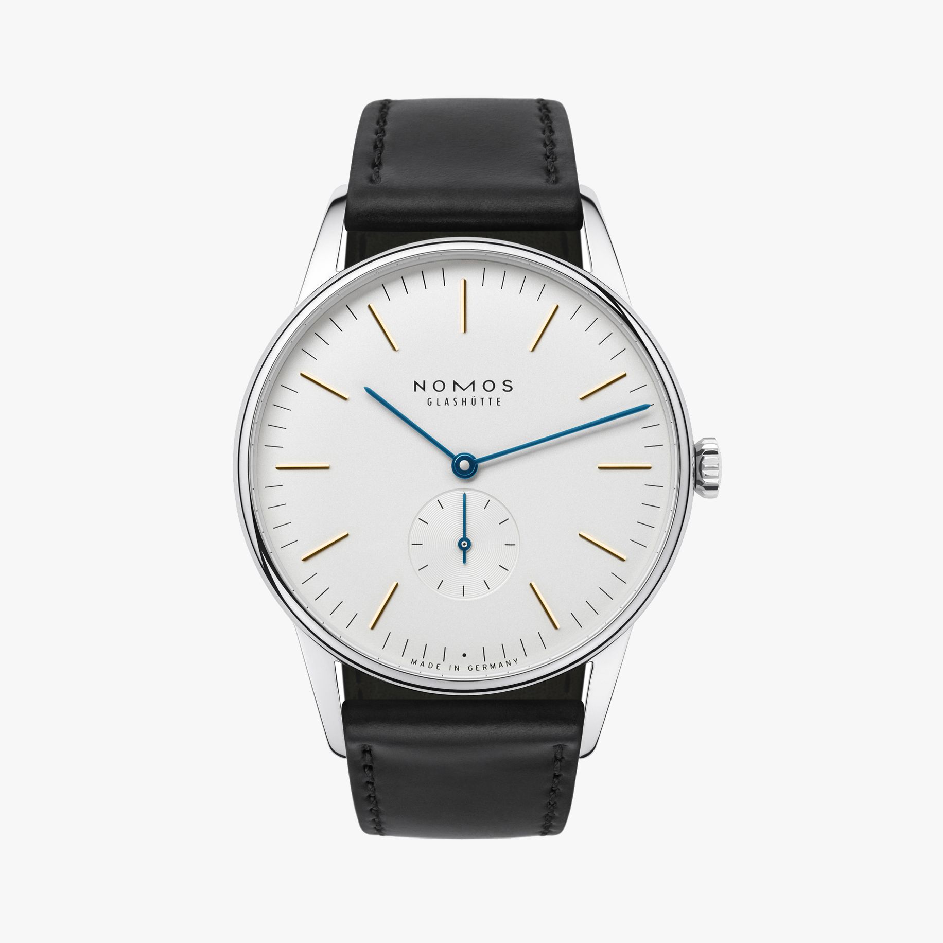 NOMOS オリオン 38 ブルーハンド 正面画像 NOMOSGLASHÜTTE＋FORTUNE TIME 表参道ヒルズ店