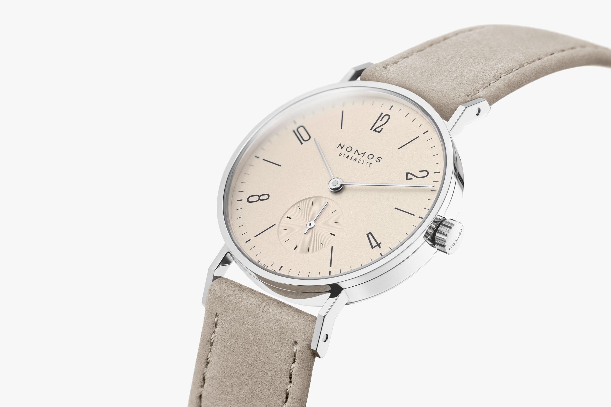 NOMOS タンジェント33duo シャンパーニュ 斜め画像 NOMOSGLASHÜTTE＋FORTUNE TIME 表参道ヒルズ店