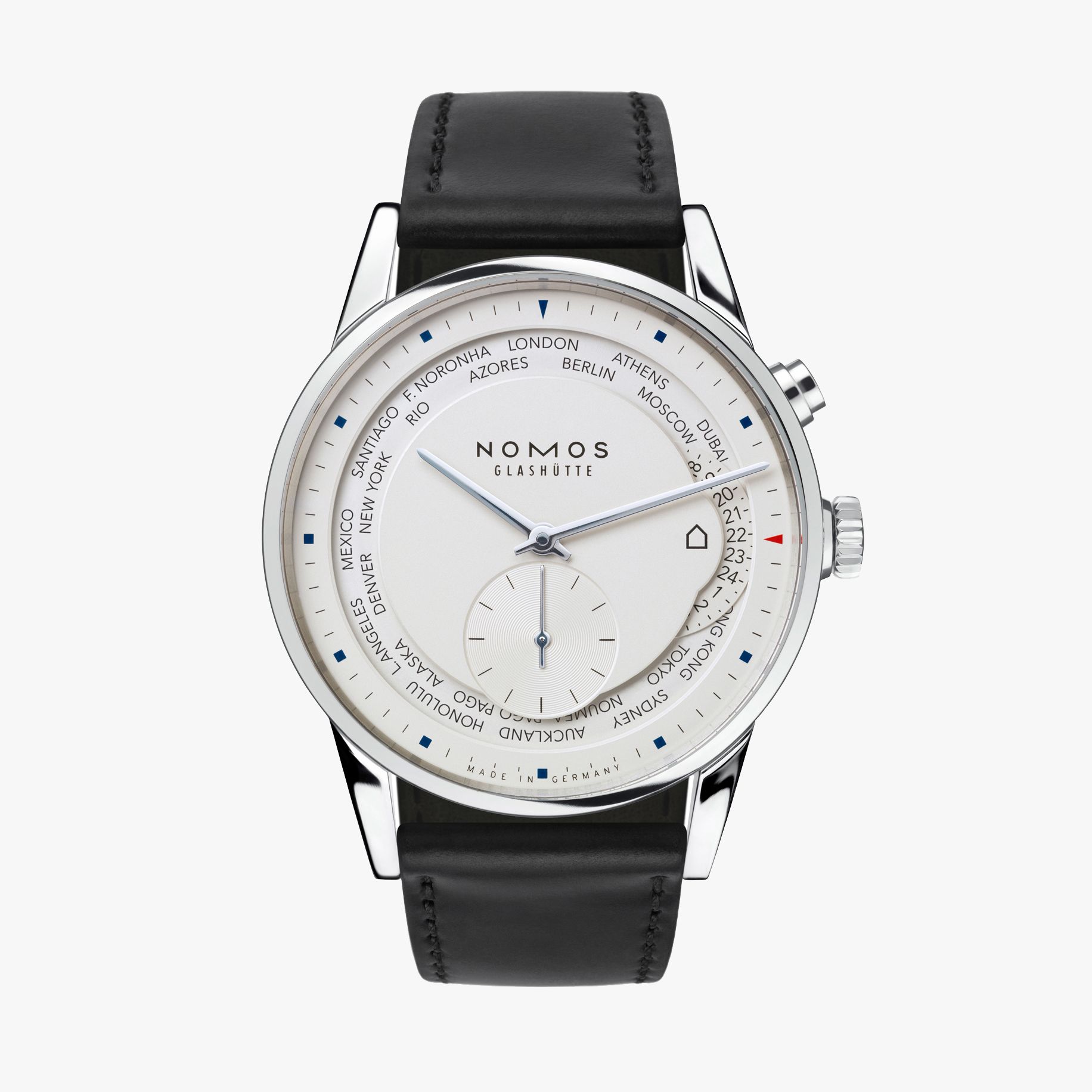 NOMOS チューリッヒ ワールドタイマー 正面画像 NOMOSGLASHÜTTE＋FORTUNE TIME 表参道ヒルズ店