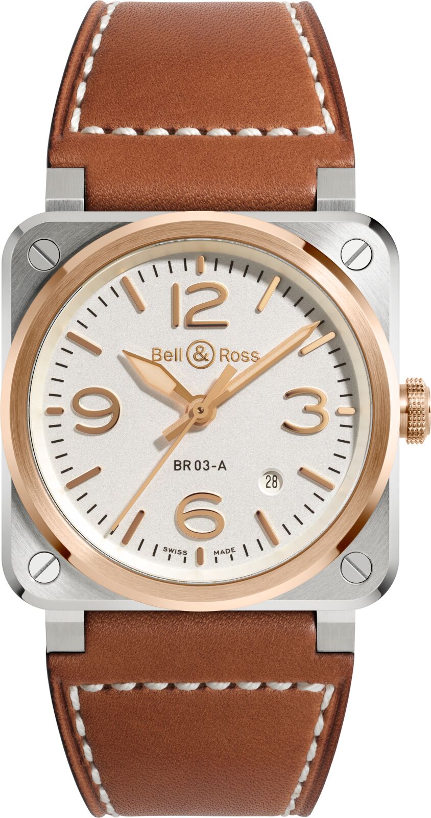 ベル＆ロス(BELL & ROSS) BR 03-92 ダイバー ホワイト BR 03-92