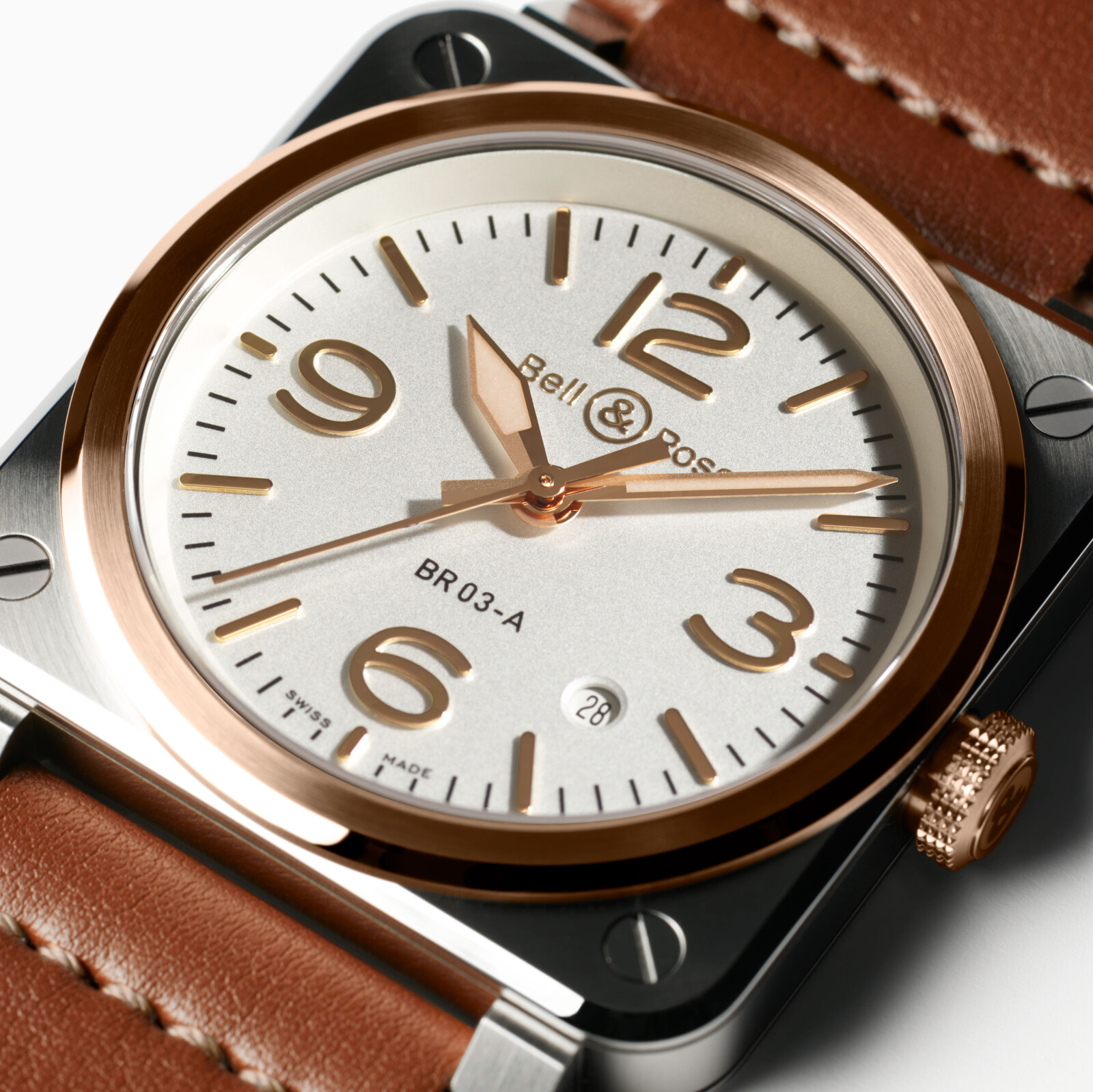 ベル＆ロス(BELL & ROSS) BR 03-92 ダイバー ホワイト BR 03-92