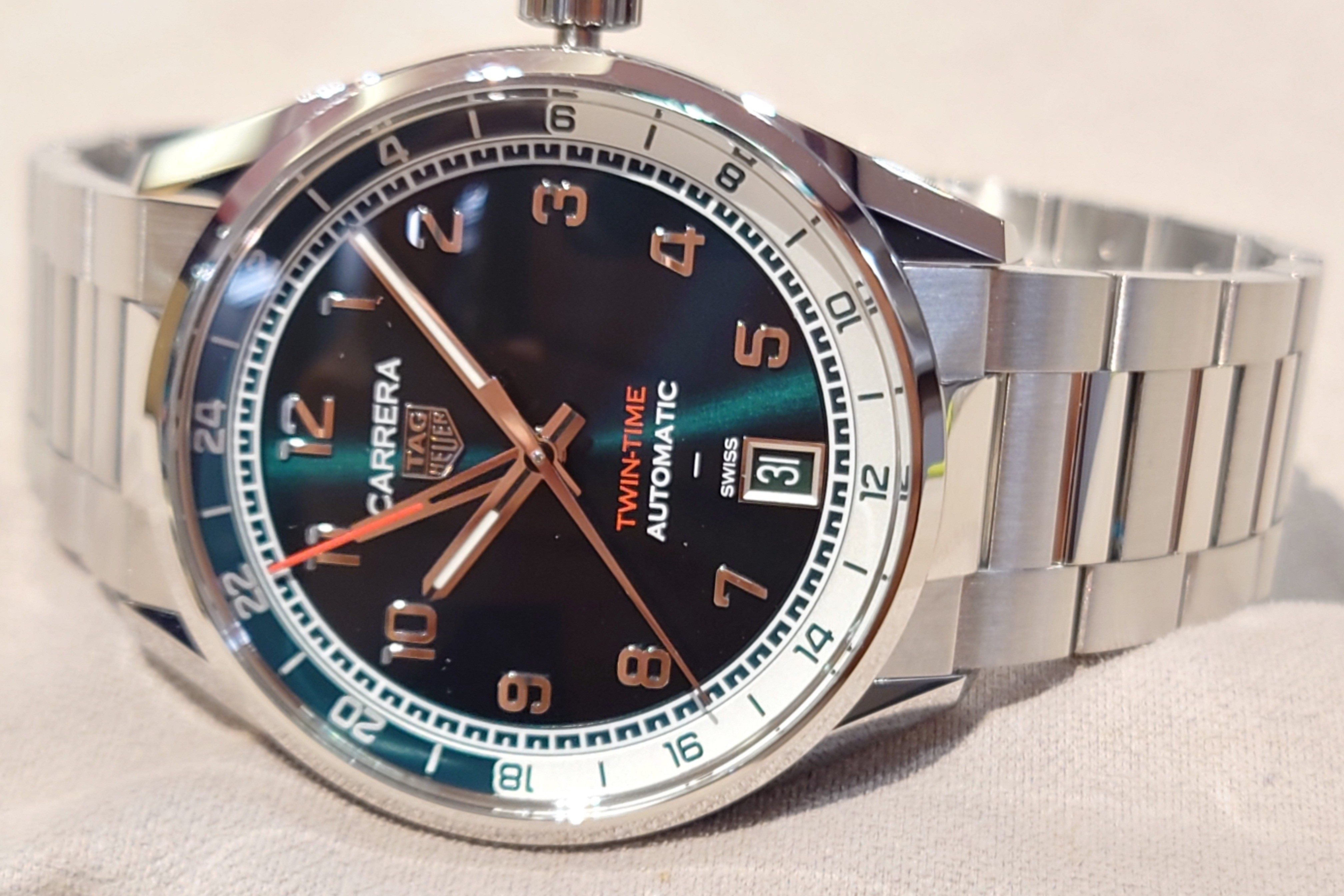 ジャンク品※TAG Heuer タグホイヤー カレラ ツインタイム 自動巻き 