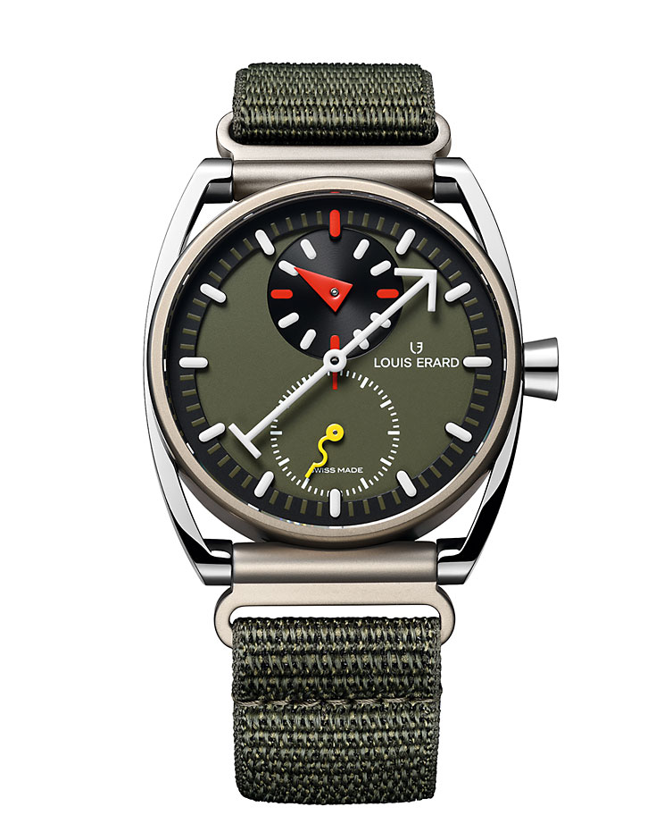  ルイ・エラール×アラン・シルベスタイン カーキ レギュレーター　LE85358TT06BTT89