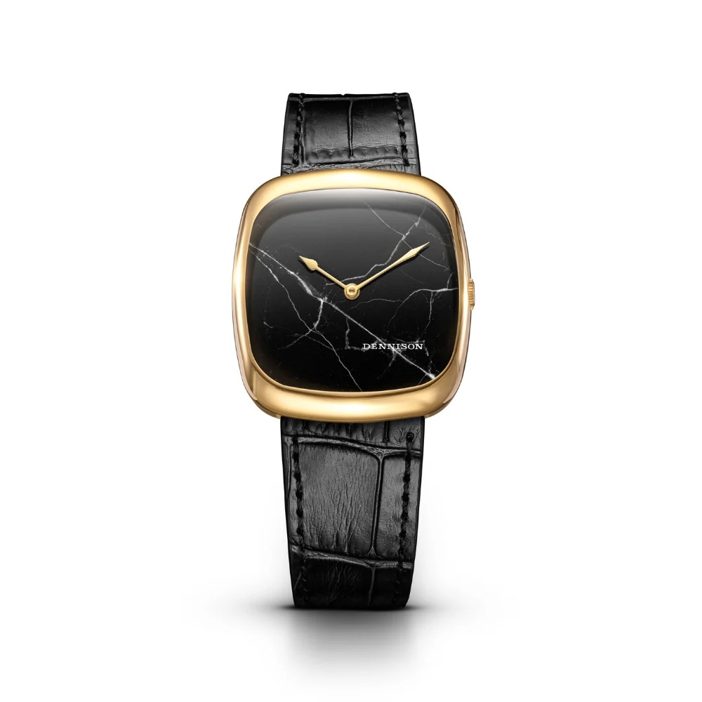 ALD Black Marble In Gold ALD-G-ST13-BLK-R-GBKL