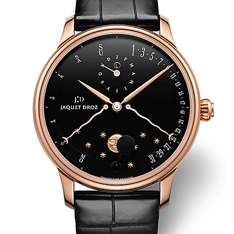 JAQUET DROZ
 Perpetual Calendar Eclipse Black Enamel | ジャケ・ドロー パーペチュアル カレンダー エクリプス ブラックエナメル