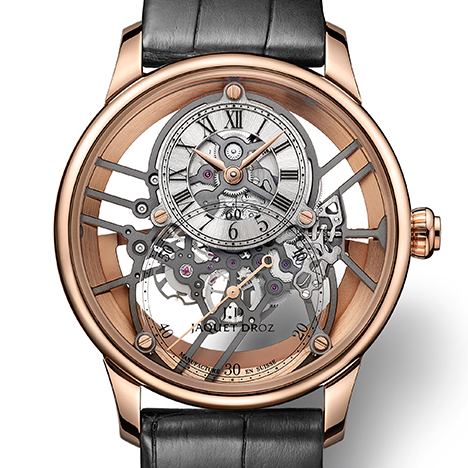 JAQUET DROZ
 Grande Seconde Skelet-one Red Gold | ジャケ・ドロー グラン・セコンド スケルトン レッドゴールド