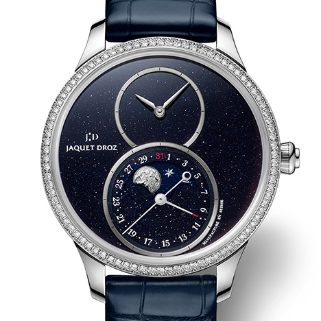 JAQUET DROZ
Grande Seconde Moon Aventurine | ジャケ・ドロー グラン・セコンド ムーン アベンチュリン