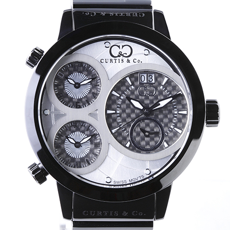 Curtis & Co.
Big Time WORLD 57mm 4Time Zone | カーティス ビッグタイム57ミリ ホワイト/ブラックケース