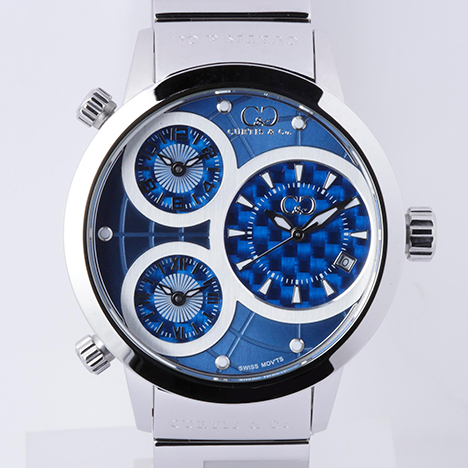 Curtis & Co.
Big Time WORLD 42mm 3Time Zone | カーティス ビッグタイム42ミリ ブルーステンレススティール
