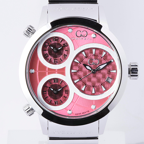 Curtis & Co.
Big Time WORLD 42mm 3Time Zone | カーティス ビッグタイム42ミリ ピンクテンレススティール