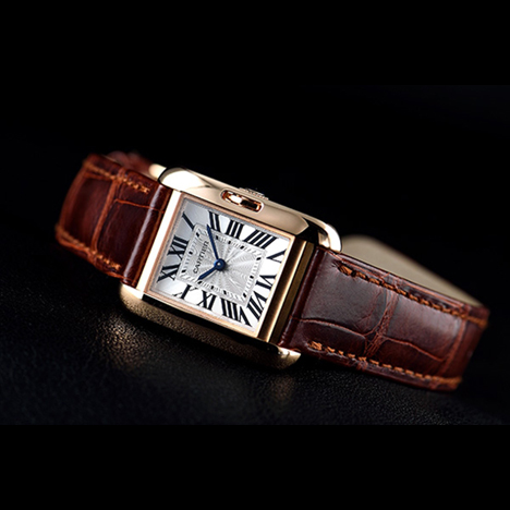 カルティエ Cartier タンク アングレースSM 腕時計 レディー