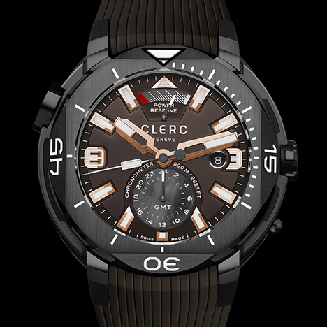 CLERC
 HYDROSCAPH GMT POWER-RESERVE | クレール ハイドロスカフ GMT パワーリザーブ