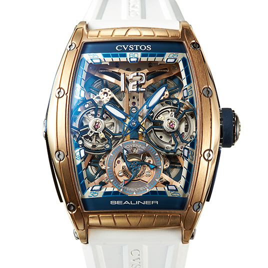 CVSTOS
 CHALLENGE SEA-LINER DOUBLE TOURBILLON | クストス チャレンジ シーライナー ダブル トゥールビヨン