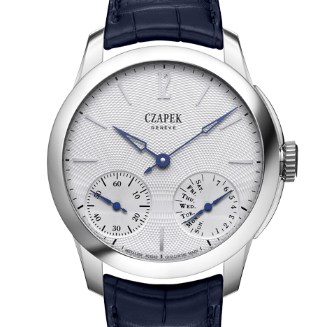 CZAPEK
 Quai des Bergues Ricochet Guilloche Sea Salt Gray dial | チャペック ケ・デ・ベルク リコシェ・ギョーシェ シーソルト・グレイ ダイアル