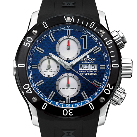 EDOX
 CHRONOFFSHORE-1　CHRONOGRAPH AUTOMATIC LIMITED EDITION | エドックス クロノオフショア1 クロノグラフ　オートマチック リミテッドエディション