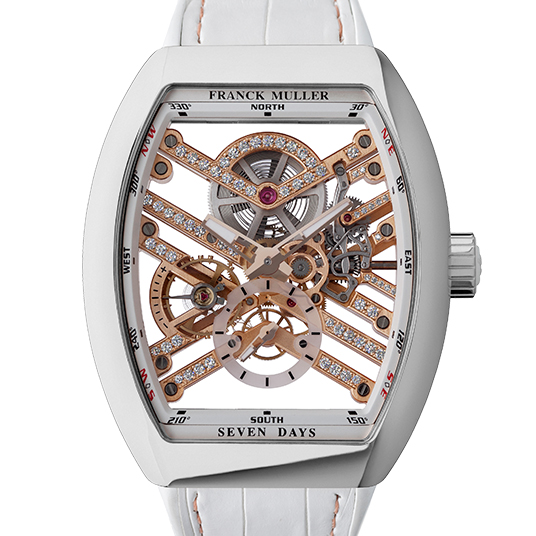 FRANCK MULLER
 VANGUARD 7 DAYS POWER RESERVE SKELETON | フランク ミュラー ヴァンガード 7デイズ パワーリザーブ スケルトン