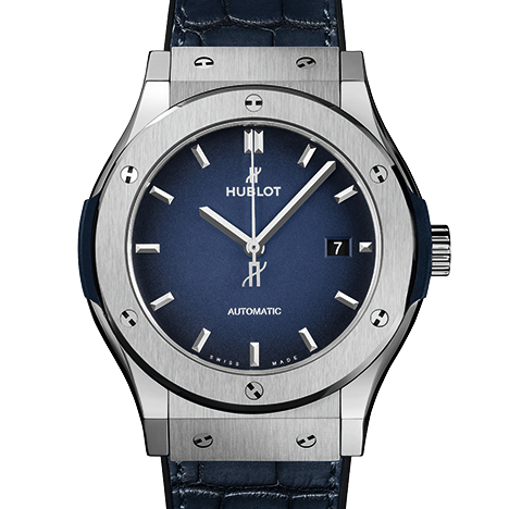 HUBLOT
 CLASSIC FUSION TITANIUM DEEP BLUE | ウブロ クラシック・フュージョン チタニウム ディープブルー