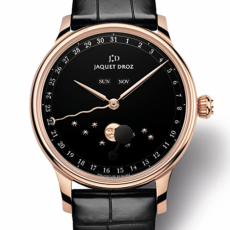 JAQUET DROZ
 THE ECLIPSE 18KRG BLACK ENAMEL | ジャケ・ドロー エクリプス 18KRG ブラックエナメル