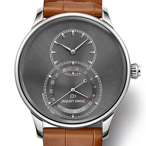JAQUET DROZ
Grande Seconde Quantième Satin-Brushed Anthracite | ジャケ・ドロー グラン・セコンド カンティエーム サテンブラッシュ アントラサイト