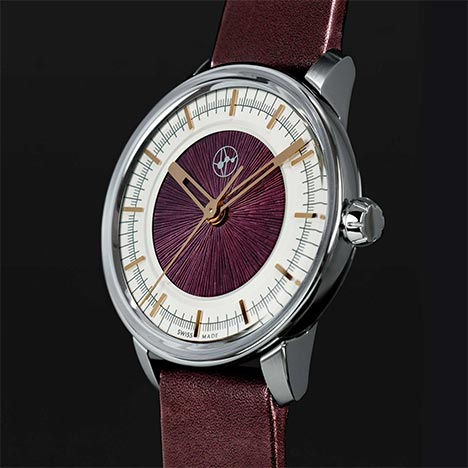 Lundis Bleus
 MÉTIERS D'ART 1110-MA “Burgundy -Silver” | ランディ・ブルー メティエ ダール 1110-MA バーガンディー-シルバー