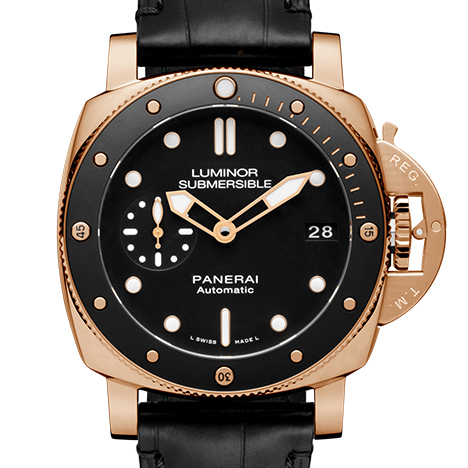  LUMINOR SUBMERSIBLE 1950 3 DAYS AUTOMATIC ORO ROSSO - 42MM |  ルミノール サブマーシブル 1950 スリーデイズ オートマティック オロロッソ - 42mm