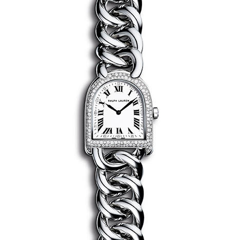 RALPH LAUREN
STIRRUP Petite Link Model Snowfall Diamond case | ラルフ ローレン スティラップ プティ リンク モデル スノーフォール ダイヤモンド ケース