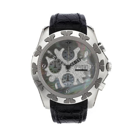 TIRET
AUTOMATIC CHRONOGRAPH 100 Black MOP Splash | ティレット オートマティック クロノグラフ 100 ブラック MOP スプラッシュ