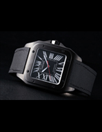 Santos 100 Carbon watch LM(サントス 100 カーボン ウォッチ LM)