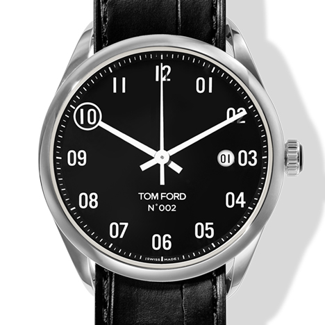 N.002 AUTOMATIC POLISHED STAINLESS STEEL CASE BLACK DIAL(N.002 オートマチック ポリッシュド ステンレススティールケース ブラックダイアル)