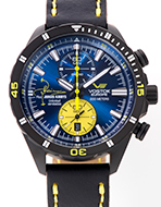 VOSTOK EUROPE Almaz Chrono Titan Jurgis Kairys(ヴォストーク ヨーロッパ　世界NO1エアロバティックパイロット ユルギス・カイリスモデル)