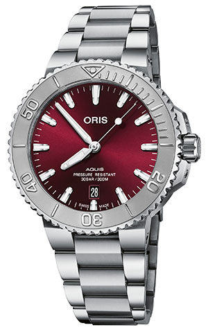 ORIS(オリス) 2021新作 鮮やかな新色チェリーレッドモデルが登場。オリス「アクイスデイト」