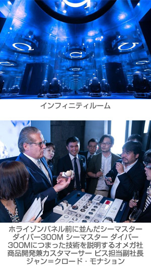 OMEGA(オメガ) 東京・銀座のビルの最上階に、突如Underwater Worldが出現! オメガ シーマスター ダイバー300M ローンチイベント開催
