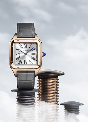 Cartier(カルティエ) SIHH 2019新作 A higher vision―空を征服し、精神を高め、重力に抗う。飛行家アルベルト・サントス＝デュモンの大胆な足跡「サントス ドゥ カルティエ コレクション」