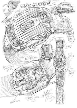 URWERK(ウルベルク) SIHH 2019新作 天才的で並外れた科学者に捧げる叙情詩「UR-105 CT ”MAVERICK”」