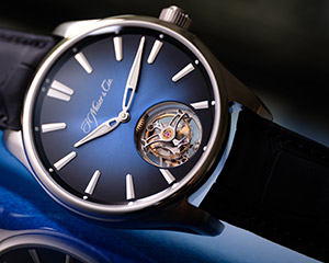 H.Moser & Cie.(H.モーザー) プレSIHH 2019新作 機能性とデザインが融合したステンレススチール トゥールビヨン「パイオニア トゥールビヨン」