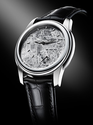 ROMAIN GAUTHIER(ローマン・ゴティエ) 希少性の高いヘンブリー隕石を使用した、ローマン・ゴティエ「プレスティージ HMS ステンレススチール」