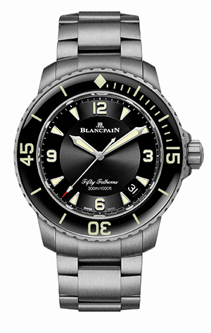 BLANCPAIN(ブランパン) 2020新作 アイコニックなブランパン「フィフティ ファゾムス オートマティック」および「フィフティ ファゾムス ラージデイト」がチタン製ブレスレットで登場