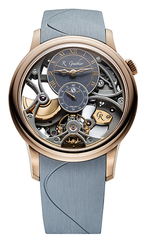 ROMAIN GAUTHIER(ローマン・ゴティエ) 2020新作 超軽量ナチュラルチタンムーブメントに施した最高峰の手仕上げ。ローマン・ゴティエ「インサイトマイクロローター・スケルトン」