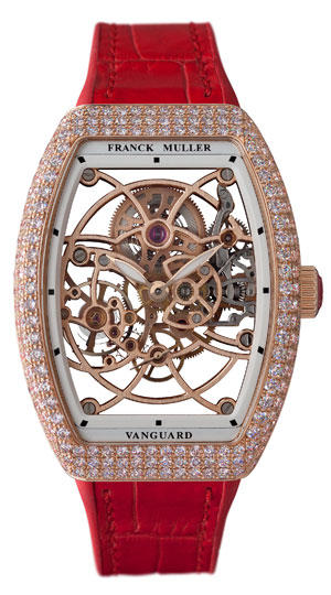 FRANCK MULLER(フランク ミュラー) 2021新作 洗練されたエレガントな個性を放つ。フランク ミュラー「ヴァンガード レディ スケルトン」