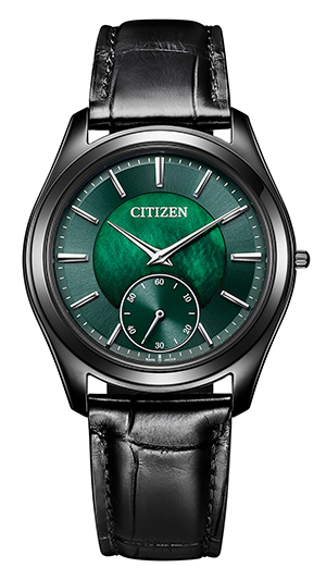 CITIZEN(シチズン) 2026新作 「シチズン エコ・ドライブ ワン」より、世界最薄1.00mmの光発電ムーブメントを搭載する、艶やかなグリーン文字板が映える、スモールセコンドを備えた限定モデルが登場
