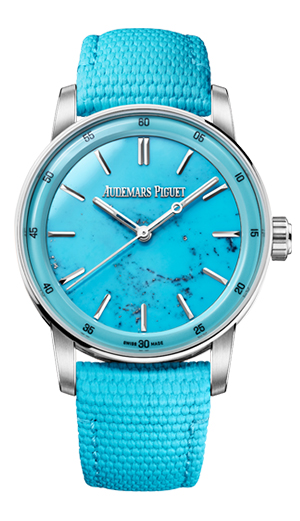 AUDEMARS PIGUET(オーデマ ピゲ) 2026新作 38mmの「CODE 11.59 バイ オーデマ ピゲ オートマティック」に鮮やかなターコイズのストーンダイヤルが日本先行発売で登場