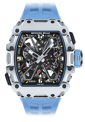 RICHARD MILLE(リシャール・ミル) 2023新作 特許取得済みのイノベーション。コレクションの4本目となるリシャール・ミル「RM 35-03 オートマティック ラファエル・ナダル」