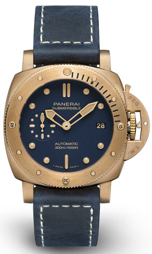 PANERAI(パネライ) 2021新作 大胆な色の組み合わせを生み出す新しい試み。パネライ ブティック限定モデル「サブマーシブル ブロンゾ ブルーアビッソ」