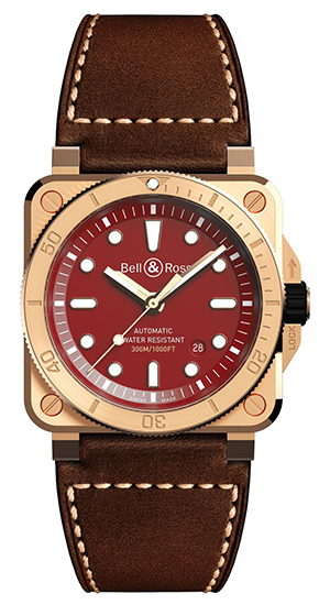BELL & ROSS(ベル&ロス) 2020新作 日本に向けた特別な99本の限定モデル。ベル&ロス「BR 03-92 DIVER BURGUNDY BRONZE」