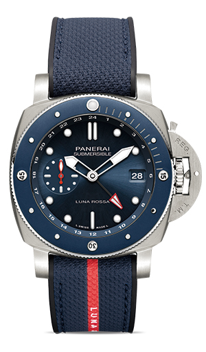 PANERAI(パネライ) 2024新作 パネライ「サブマーシブル GMT ルナ・ロッサ チタニオ」