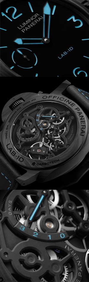 PANERAI(パネライ) SIHH 2017新作 「パネライ LAB-ID™ ルミノール 1950 カーボテック™ スリーデイズ - 49mm」