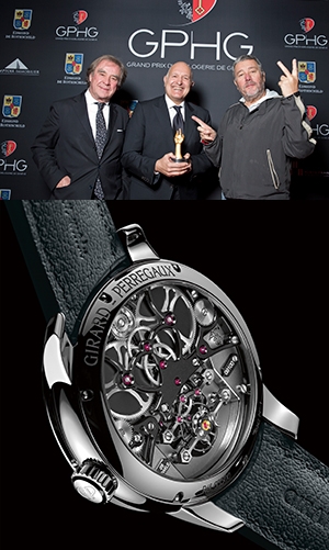 GIRARD-PERREGAUX(ジラール・ペルゴ) 2013年新作『コンスタント・エスケープメント L.M.』が最優秀賞“L’Aiguille d'Or”を受賞