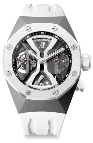 AUDEMARS PIGUET(オーデマ ピゲ) 鮮やかに白く、なめらかに力強く ロイヤル オーク コンセプト・GMT トゥールビヨン